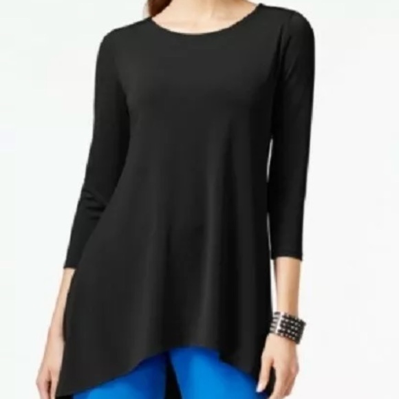 NWT Alfani Petite Swing top in Black - Picture 5 of 5